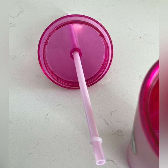 Starbucks 2022 Floral Summer Tumbler Soft Touch Pink/Orange Cup 16 oz - Picture 4 of 6